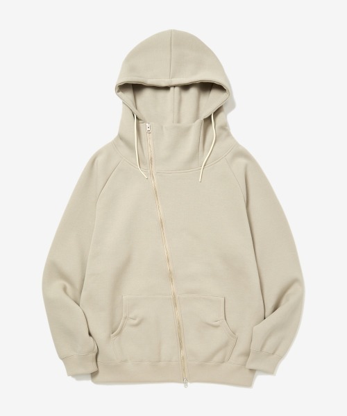 「rehacer」 ジップアップパーカー LARGE ブラック メンズの画像