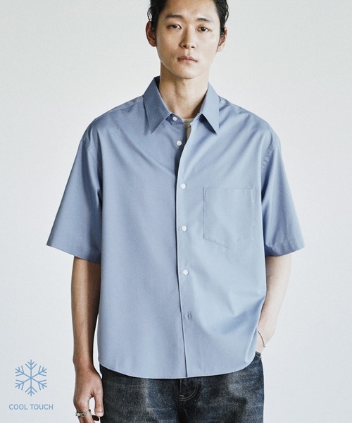 ANDER HUNK Wポケットメタルボタンシャツ ANDER HUNK シャツ W-Pocket Metal Button Shirt / Wポケットメタル