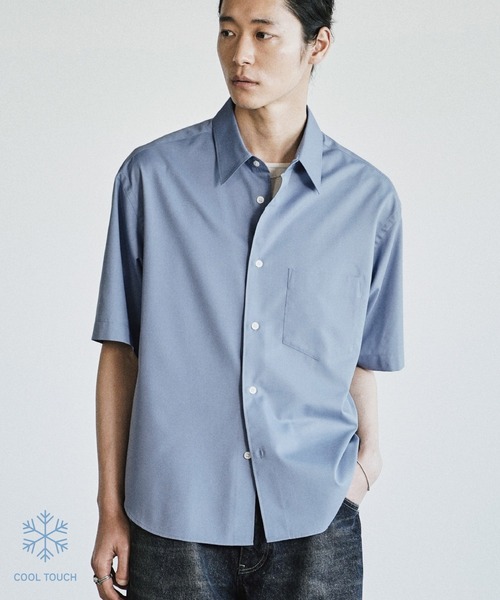 WYM LIDNM シャツ COOL TOUCH MICRO SPAN H/S SHIRT メンズ レディース