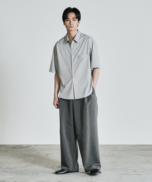 WYM LIDNM シャツ COOL TOUCH MICRO SPAN H/S SHIRT メンズ レディース