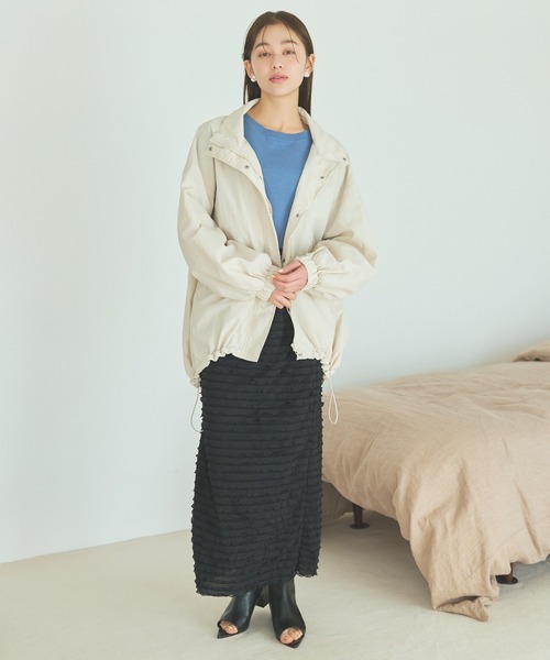 「mysty woman」 フリルスカート FREE オフホワイト レディース_画像2