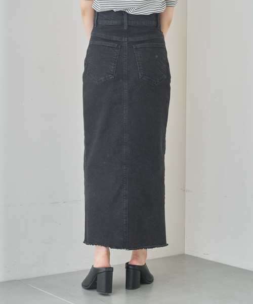 「Chico」 デニムスカート SMALL ネイビー レディース_画像7