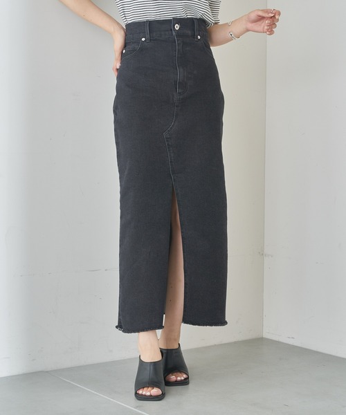 「Chico」 デニムスカート SMALL ネイビー レディース_画像8