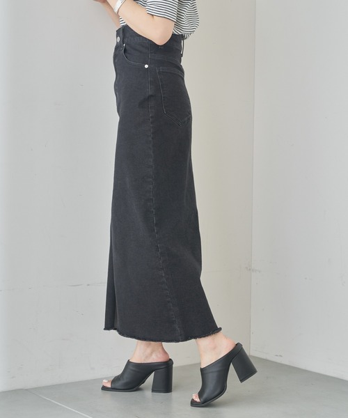 「Chico」 デニムスカート SMALL ネイビー レディース_画像9