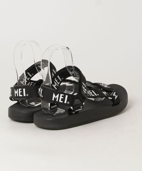 「MEI」 サンダル M ブラック メンズ_画像2