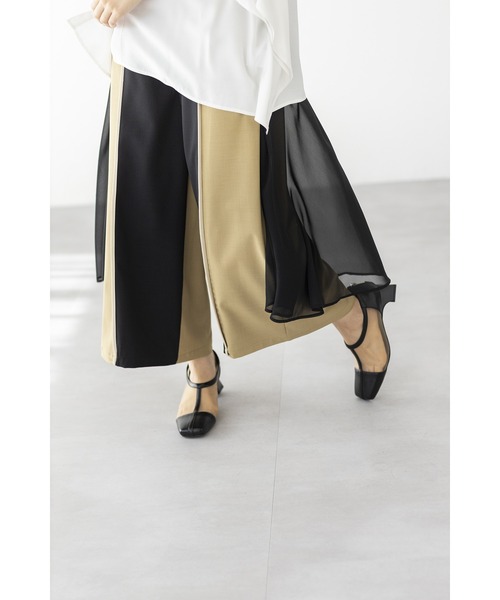 「OSMOSIS」 パンツ ONE SIZE ベージュ レディースの画像