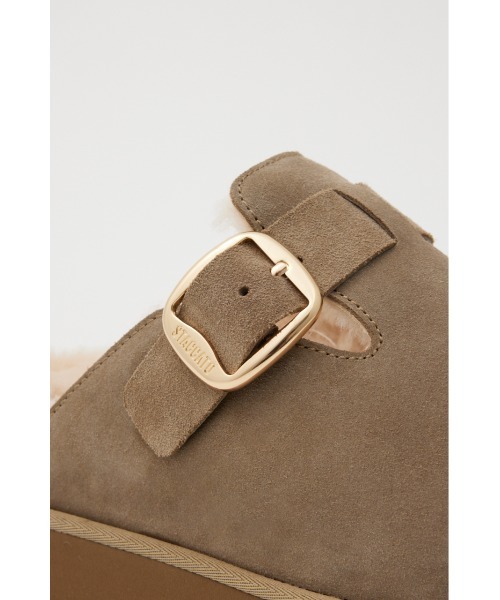 「STACCATO」 フラットサンダル 24cm ダークグレー レディース_画像8