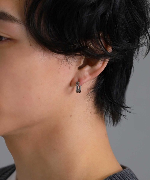 「LION HEART」 ピアス(片耳用) ONE SIZE シルバー メンズ_画像8