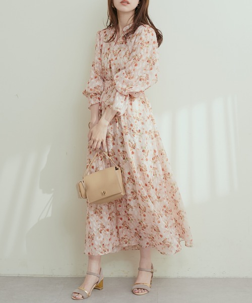 「natural couture」 長袖ワンピース FREE ブラック レディース_画像3