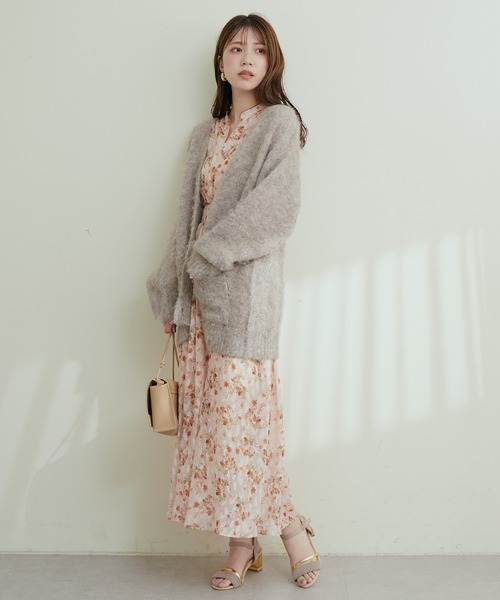 「natural couture」 長袖ワンピース FREE ブラック レディース_画像5