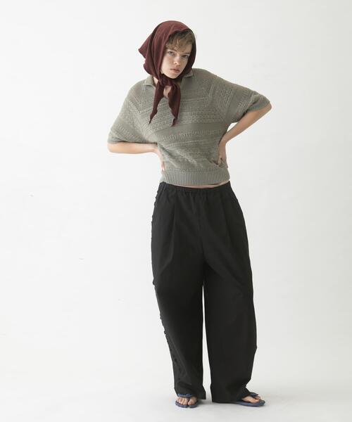 LAATO（ラート） ワイドパンツ パンツ side frill pants レディース