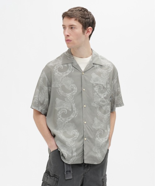 AVIREX（アヴィレックス） シャツ ALOHA SHIRT ”KOMAINU” / アロハ