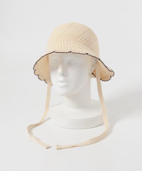 SMELLY（スメリー） 帽子 ハット スカラップバケットハット レディース