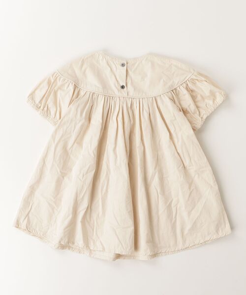 「aimoha」 「KIDS」半袖ワンピース 100 ベージュ キッズ_画像2