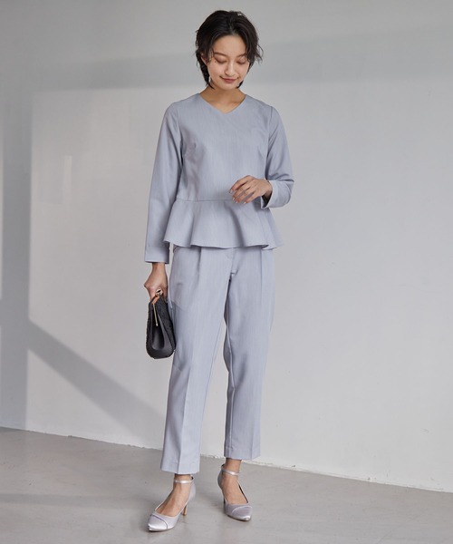 「Dorry Doll」 長袖ブラウス M ライトグレー レディース_画像4