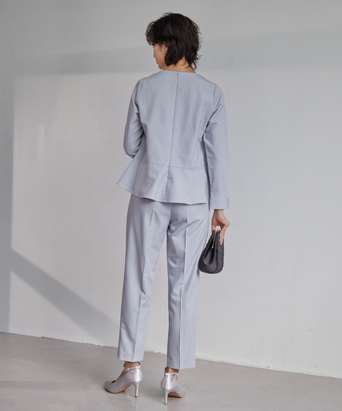 「Dorry Doll」 長袖ブラウス M ライトグレー レディース_画像6