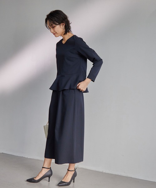 「Dorry Doll」 長袖ブラウス M ライトグレー レディース_画像9