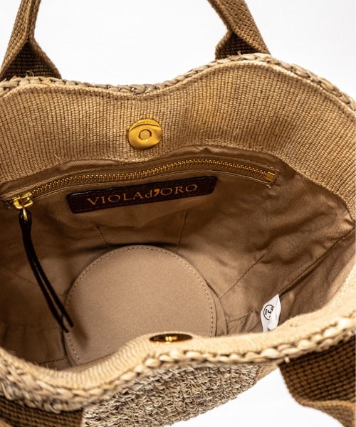 VIOLAd'ORO（ヴィオラドーロ） かごバッグ カゴバッグ 「VIOLAd'ORO