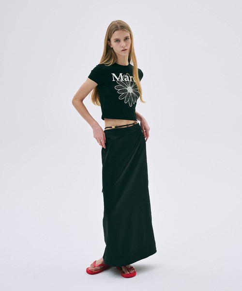 「Mardi Mercredi」 半袖Tシャツ FREE ネイビー レディース_画像4