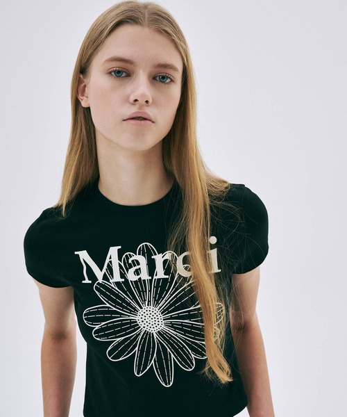 「Mardi Mercredi」 半袖Tシャツ FREE ネイビー レディース_画像5