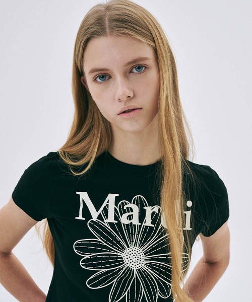 「Mardi Mercredi」 半袖Tシャツ FREE ネイビー レディース_画像7