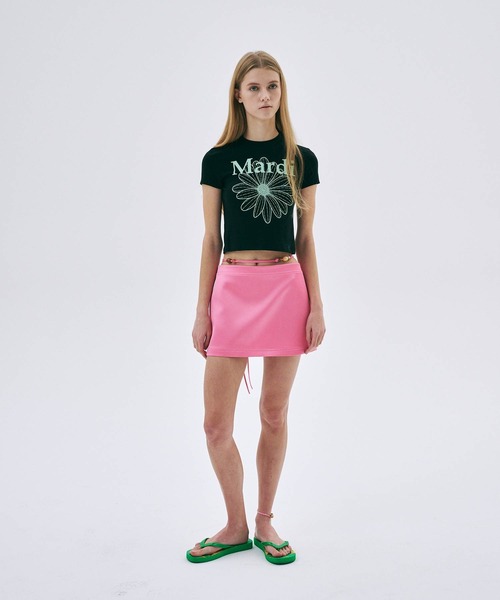 「Mardi Mercredi」 半袖Tシャツ FREE ネイビー レディース_画像9