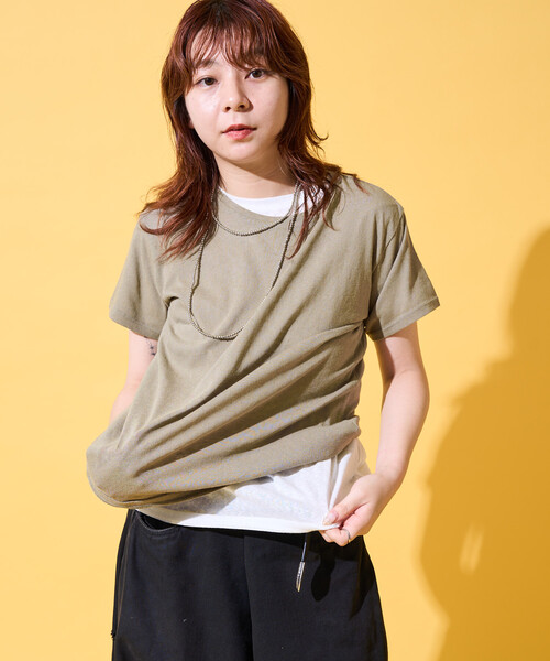 FREAK'S STORE（フリークスストア） tシャツ 半袖 シアー Tシャツ