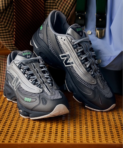 「New Balance」 ローカットスニーカー 29.0cm ブラック メンズ_画像8