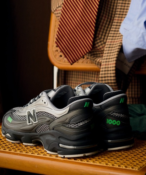 「New Balance」 ローカットスニーカー 29.0cm ブラック メンズ_画像9