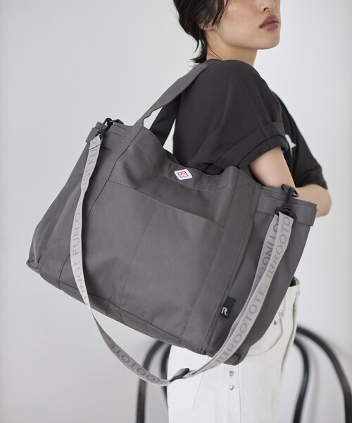 「FREAK'S STORE」 「ROOTOTE」2WAYバッグ ONE SIZE グレー レディース_画像3