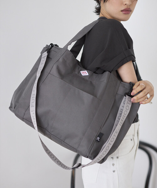 「FREAK'S STORE」 「ROOTOTE」2WAYバッグ ONE SIZE グレー レディース_画像4