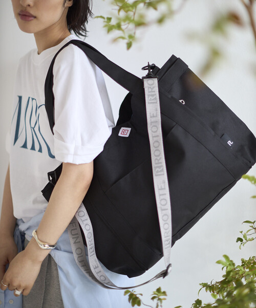 「FREAK'S STORE」 「ROOTOTE」2WAYバッグ ONE SIZE グレー レディース_画像5