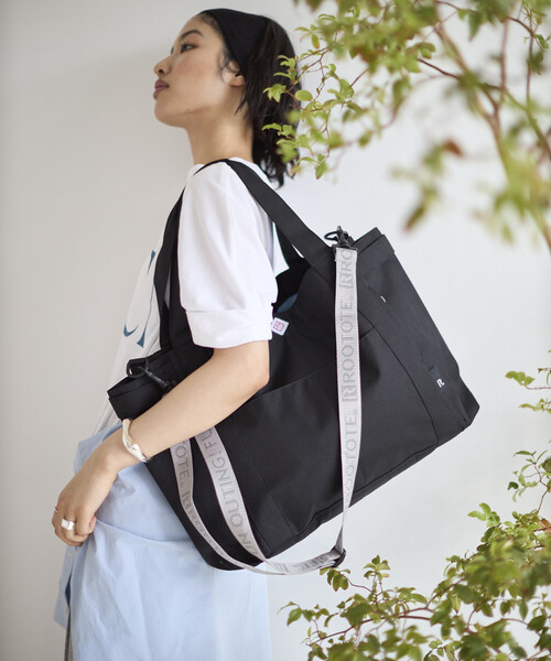 「FREAK'S STORE」 「ROOTOTE」2WAYバッグ ONE SIZE グレー レディース_画像6