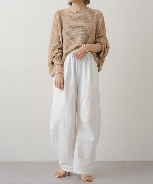 「Omekashi」 チノパンツ 38 ベージュ レディース_画像2