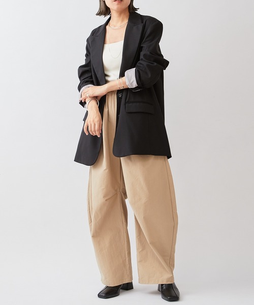 「Omekashi」 チノパンツ 38 ベージュ レディース_画像5