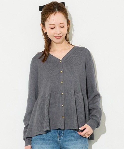 DIESEL（ディーゼル） ニットカーディガン X-SMALL ブルー レディース