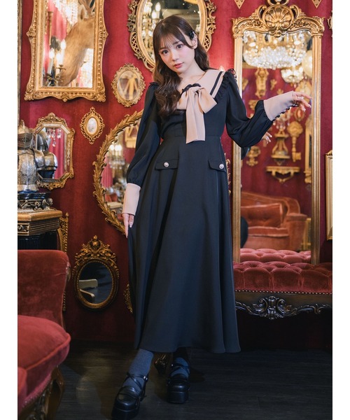 Me roir 長袖ワンピース M ブラック レディース : ZOZOTOWN Yahoo!店