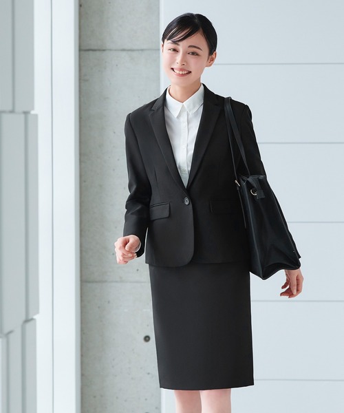 「RUIRUE BOUTIQUE」 スカートスーツ M ネイビー レディース_画像5