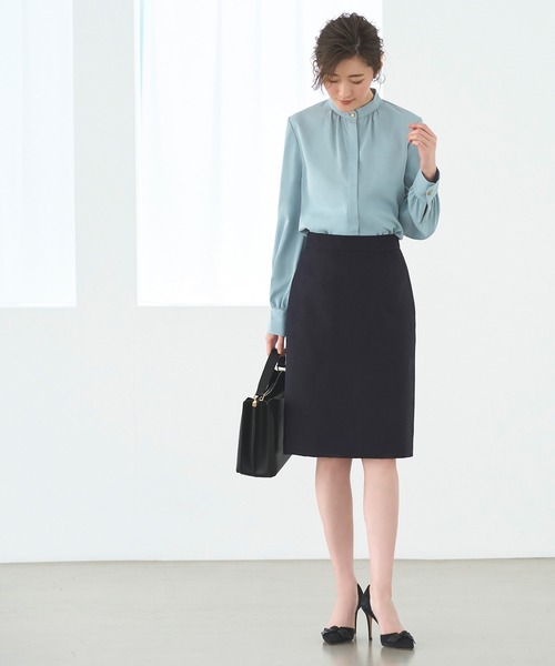 「RUIRUE BOUTIQUE」 スカートスーツ M ネイビー レディース_画像7
