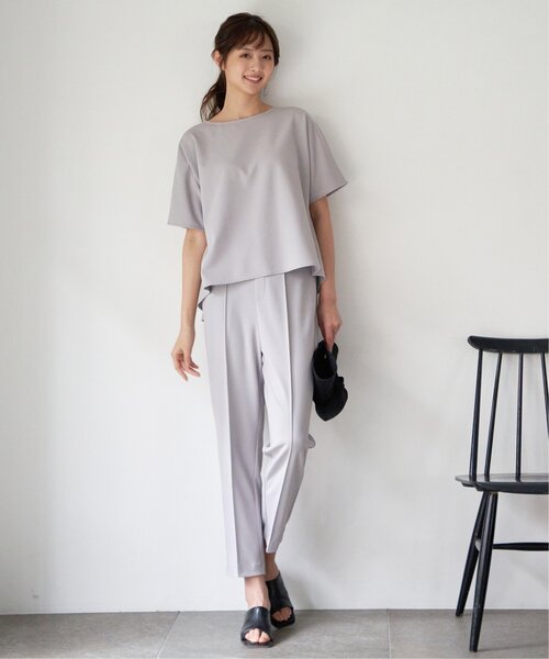 「IKKA LOUNGE」 セットアップ M ライトグレー レディース_画像6