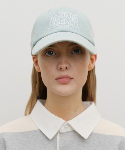 「MARITHE + FRANCOIS GIRBAUD」 キャップ フリー ブルー レディース_画像8