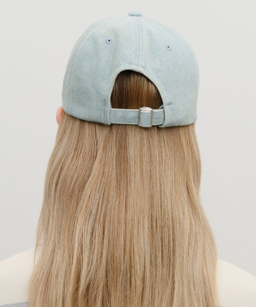 「MARITHE + FRANCOIS GIRBAUD」 キャップ フリー ブルー レディース_画像9
