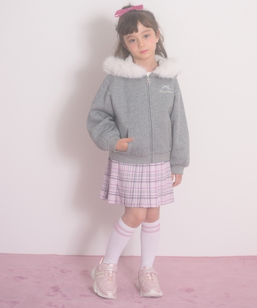 【新品未使用】mezzo piano スカート mezzo piano スカート チェックプリーツスカパン キッズ 子供服 女の子