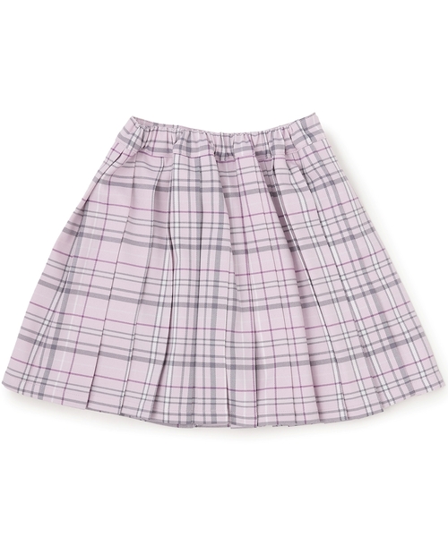 mezzo piano スカート チェックプリーツスカパン キッズ 子供服 女の子