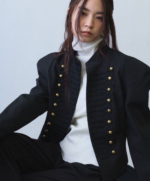 Clum ミリタリージャケット モッズコート power shoulder braid