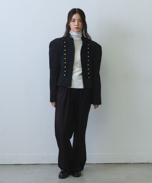 Clum ミリタリージャケット モッズコート power shoulder braid