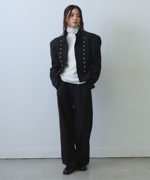 Clum ミリタリージャケット モッズコート power shoulder braid
