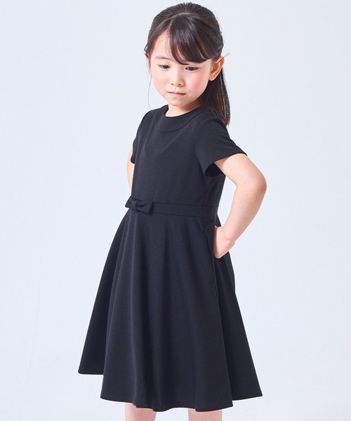 ショパン　フォーマルワンピース　美品 CHOPIN（ショパン） 喪服 ワンピース 「KIDS」フォーマルフレア