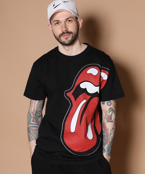 ローリングストーンズ 2014ツアーTシャツ ビッグサイズ グレーM】ローリングストーンズ 2014 ツアー 公式Tシャツ「14 ON FIRE