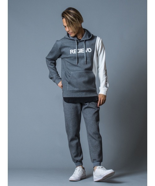 regievo パーカーセットアップ　L REGIEVO パーカー 「REGIEVO」上質な大人のパーカー ソフト